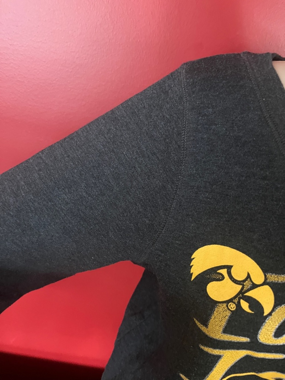 EUC Russell Iowa Hawkeyes Athletic Black Sweatshirt - Picture 5 of 13